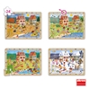 Image sur Set de 4 puzzles d’observation les 4 saisons